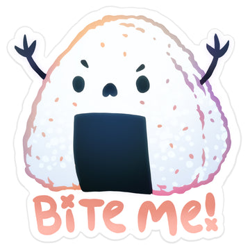 Bite Me! Onigiri Sticker