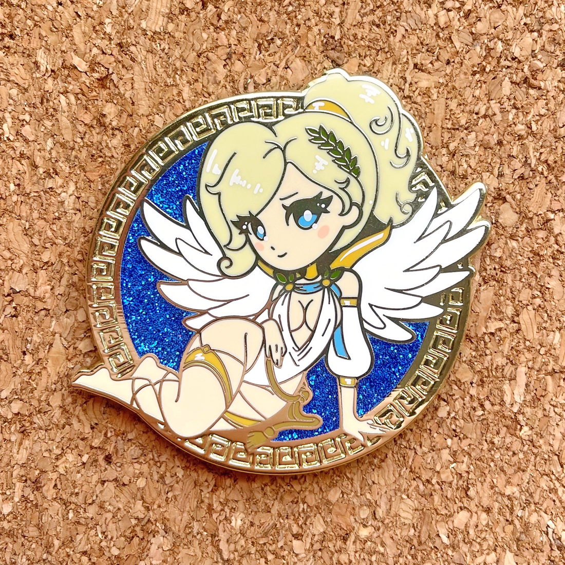 Winged Victory Mercy Overwatch Enamel Pin