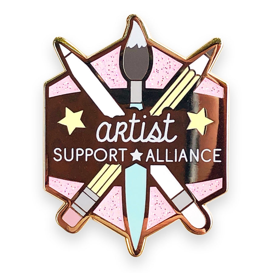 Artist Support Alliance Enamel Pin