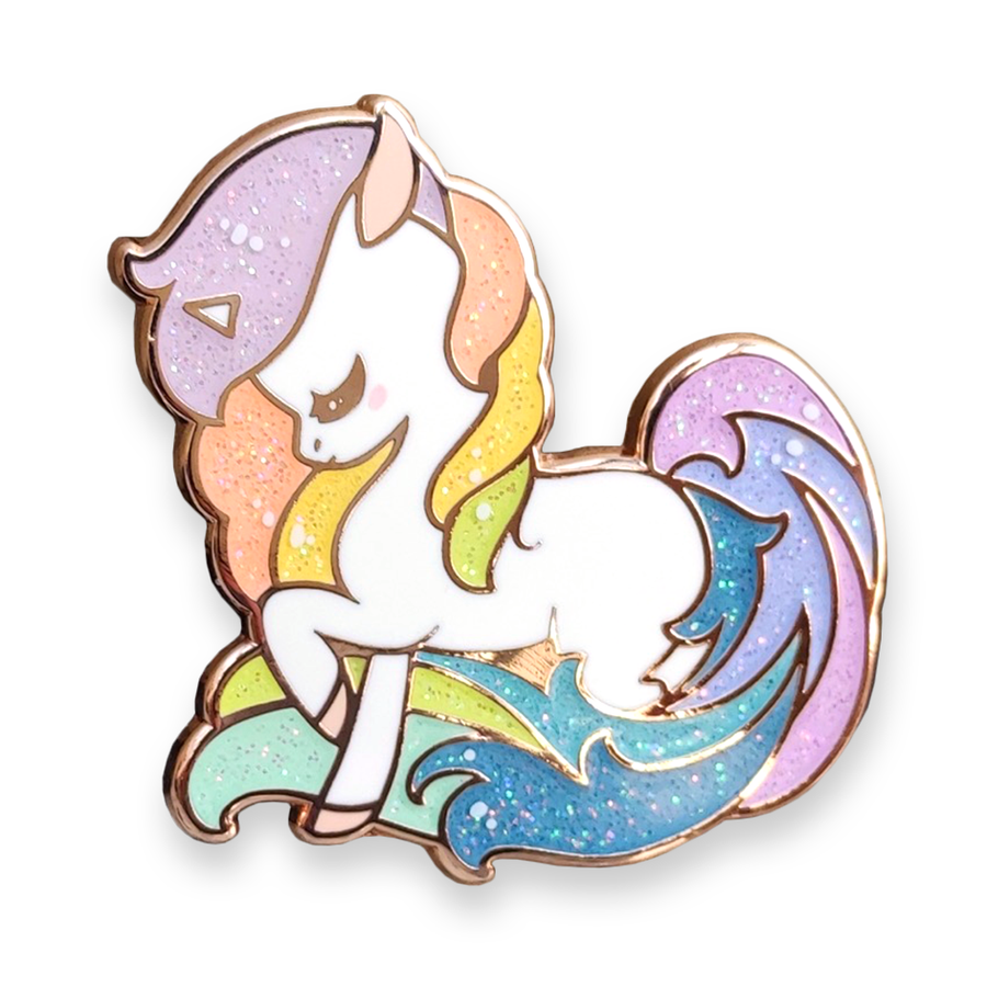 Pastel Rainbow Unicorn Enamel Pin